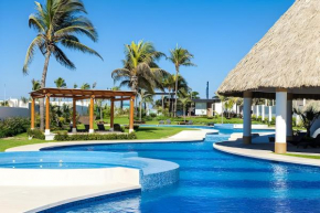 Acapulco diamante, club de playa privado, canchas pádel para 8 huéspedes